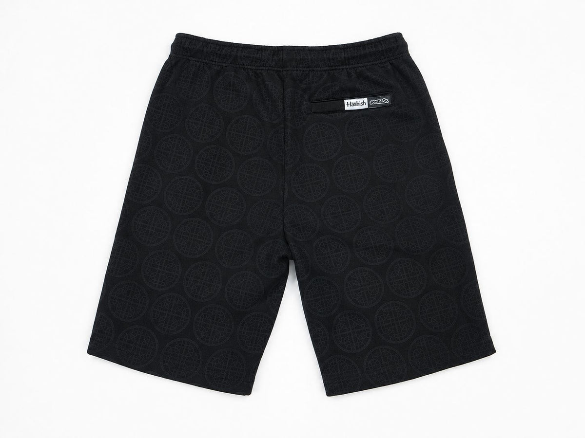Hashish x SeedleSs Stash Shorts - Black