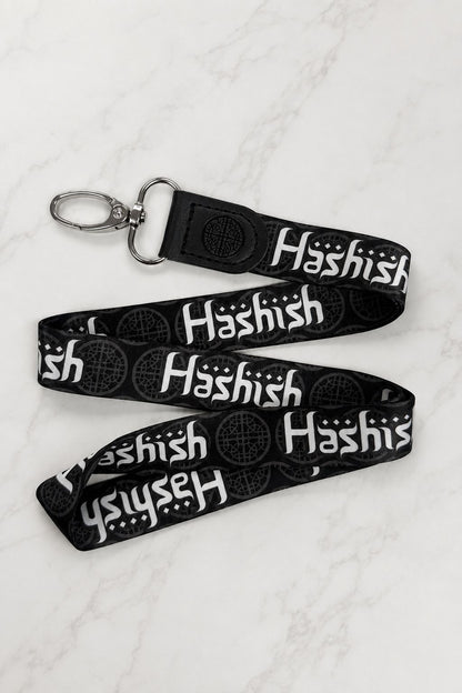 Hashish Signature Lanyard - black