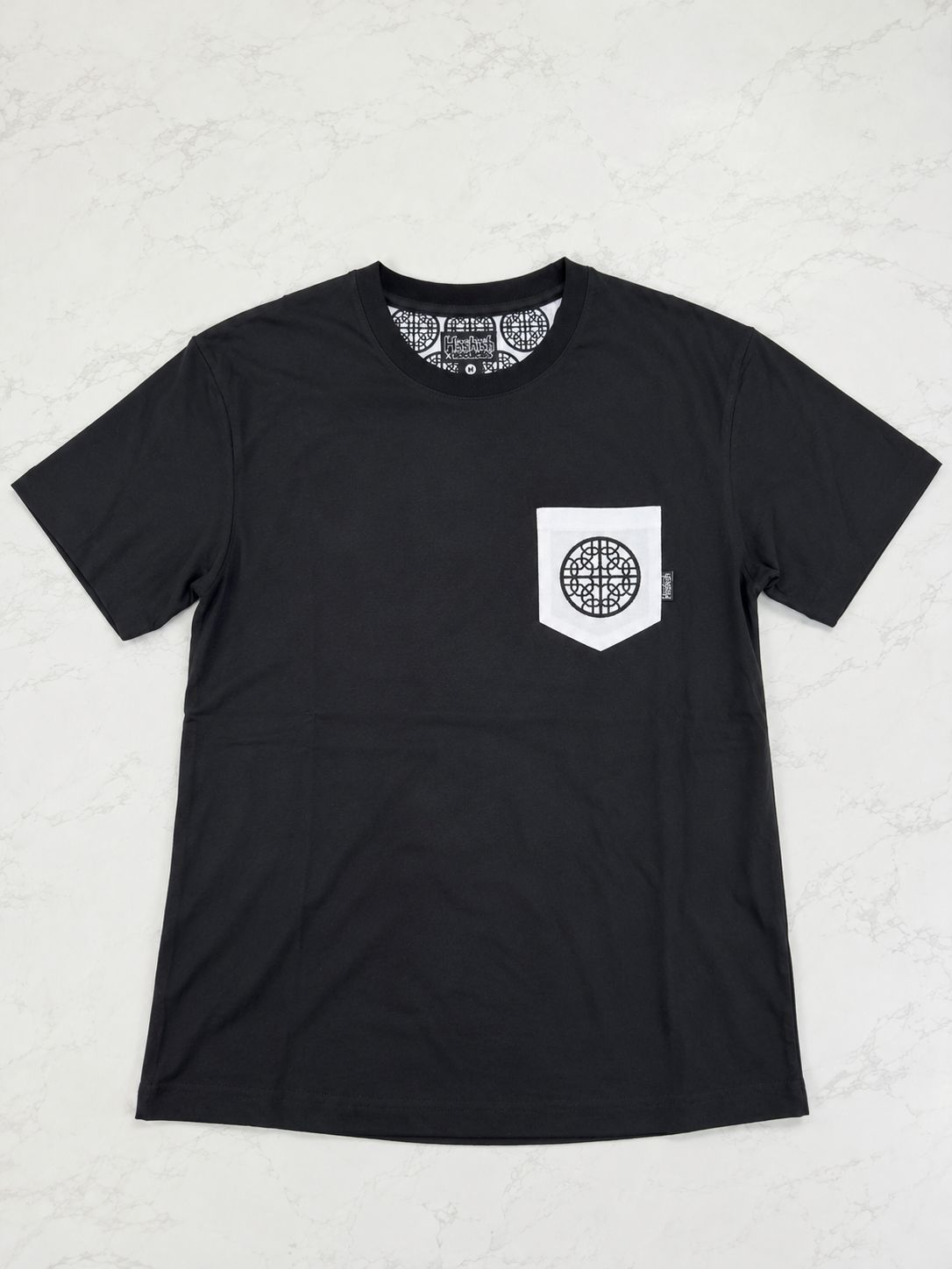 Hashish x SeedleSs Pocket Tee = Black