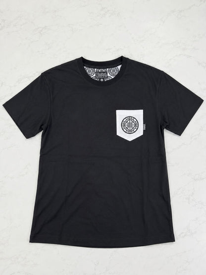 Hashish x SeedleSs Pocket Tee = Black