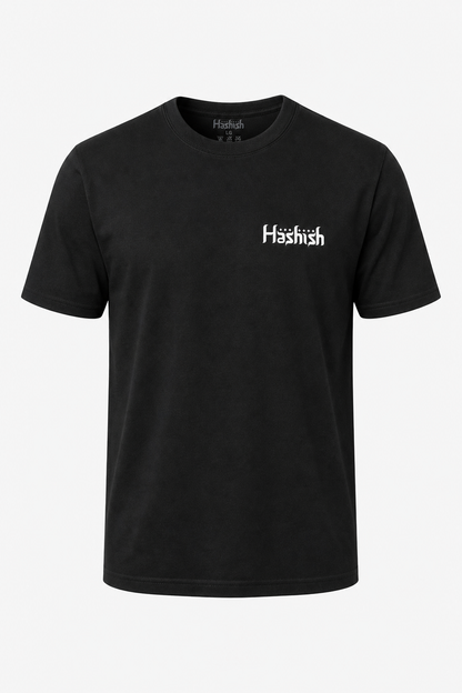 Hashish Signature Tee — Regular Fit / Black