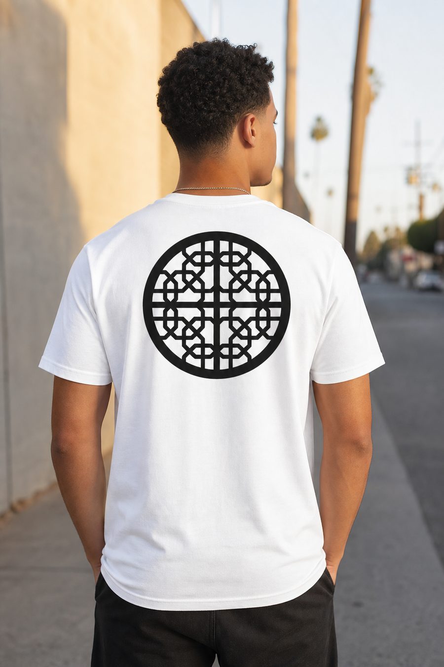 Hashish Signature Tee — Regular Fit (White)