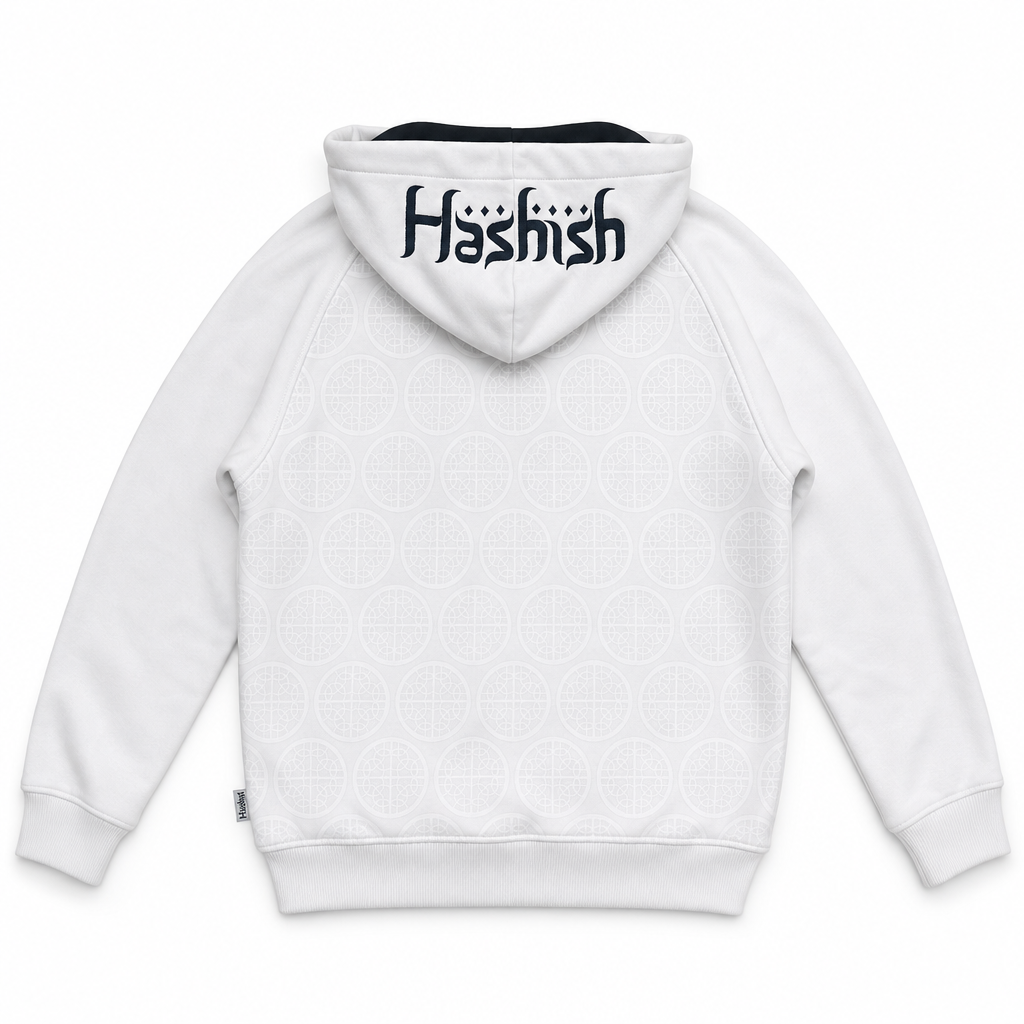 Hashish x SeedleSs Stash Pocket Hoodie – White