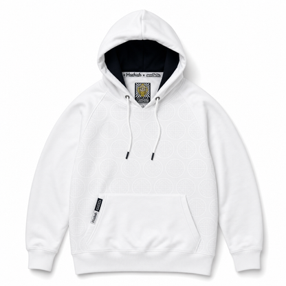 Hashish x SeedleSs Stash Pocket Hoodie – White