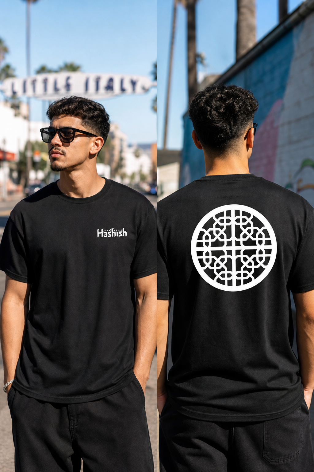 Hashish Signature Tee — Regular Fit / Black