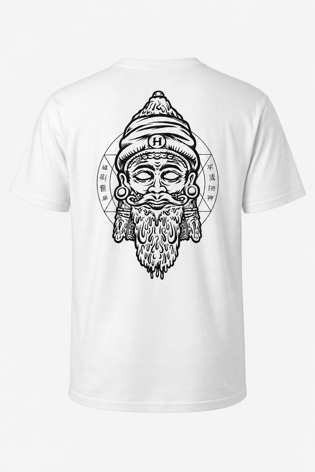 Hashish Signature Tee — Regular Fit White