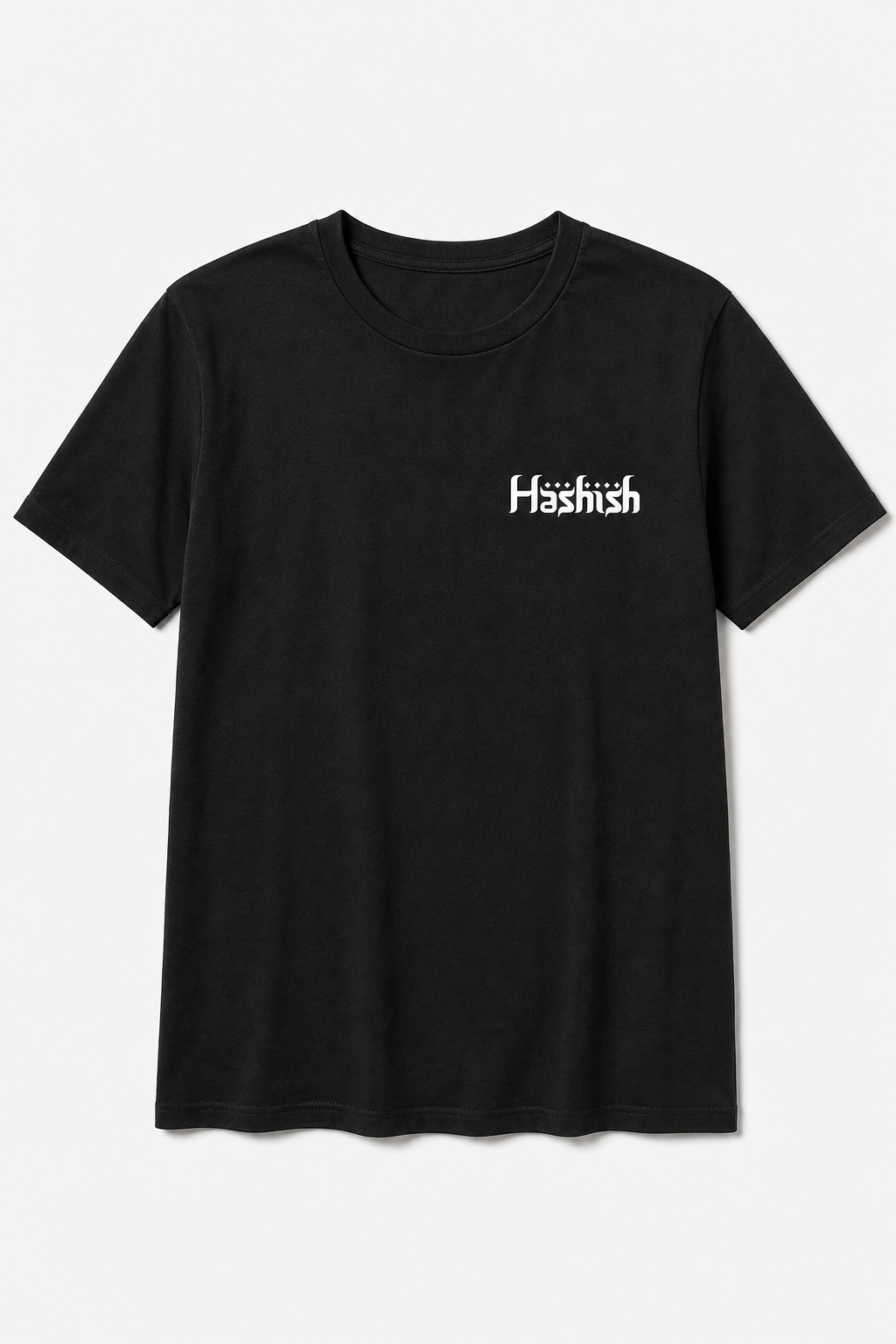 Hashish Signature Tee — Regular Fit Black
