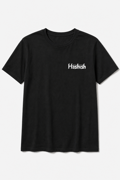 Hashish Signature Tee — Regular Fit Black