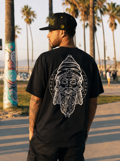 Hashish Signature Tee — Regular Fit Black