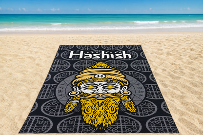 Stash Towel Hashish x SeedleSs black