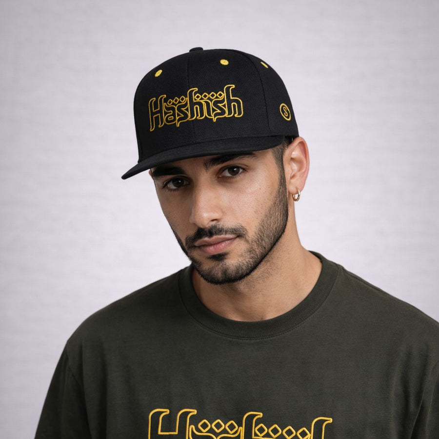 Hashish x SeedleSs Snapback Hat – Black