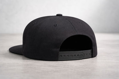 Hashish x SeedleSs Snapback Hat – Black Leather Patch