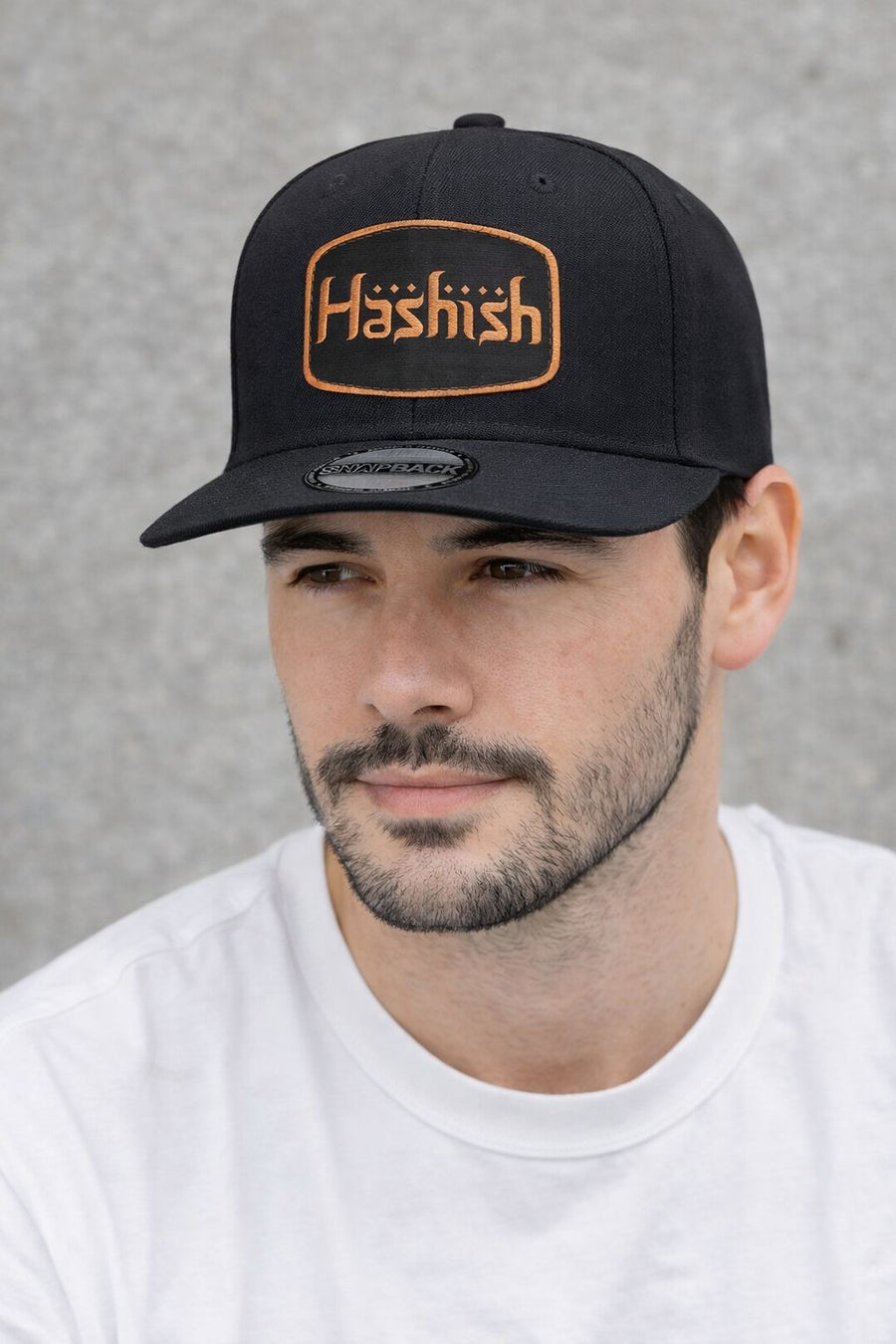 Hashish x SeedleSs Snapback Hat – Black Leather Patch